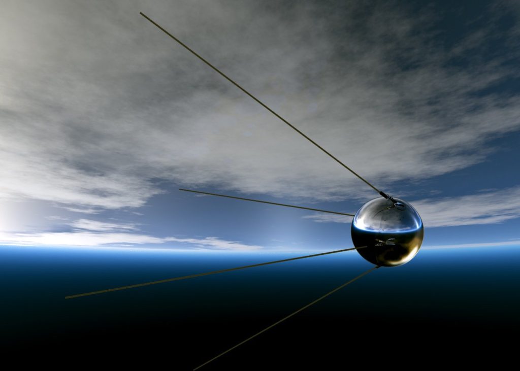 Первый спутник земли сша. Спутник-1 искусственный Спутник. Первый Спутник земли ПС-1. Спутник 1957. Первый космический Спутник СССР.