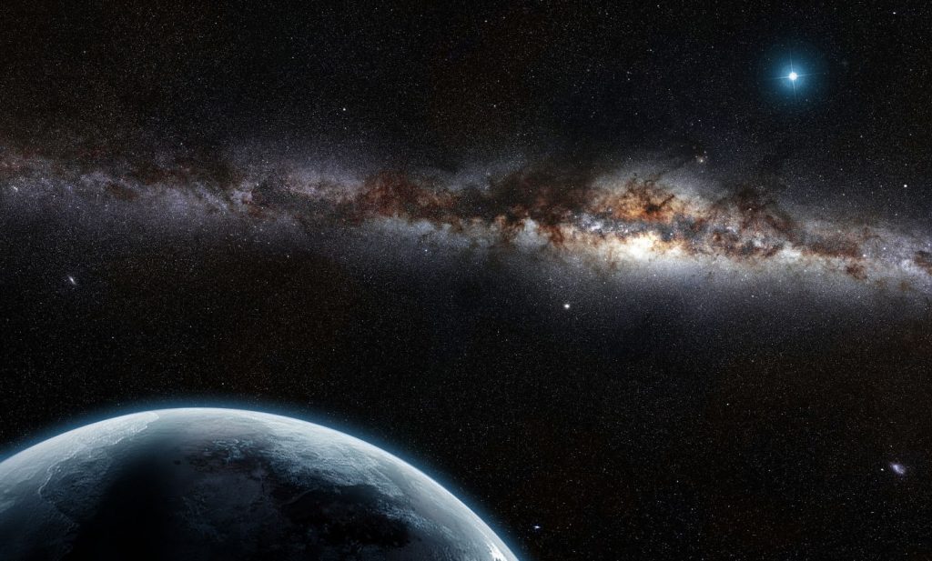 Млечный путь фото галактики из космоса
