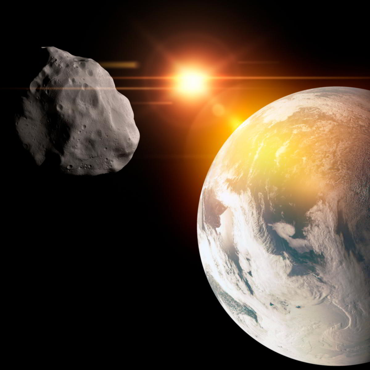 2 января крупный астероид подойдет к Земле вдвое ближе Луны